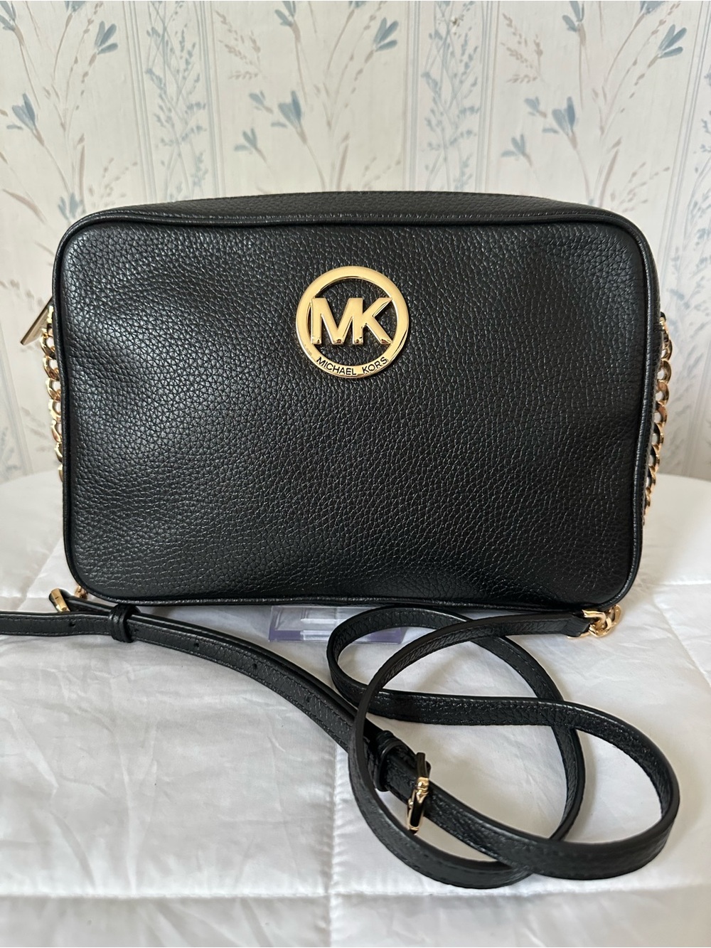 Michael Kors Black Leather Crossbody